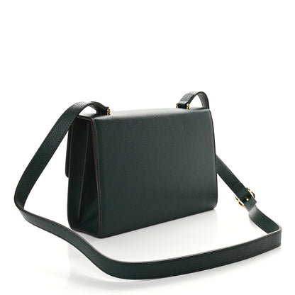 Gucci Grainy Calfskin Small Zumi Shoulder Bag Vintage Green 3 of 9