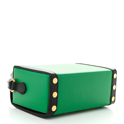 Gucci Grained Calfskin Gucci 100 Mini Bag Green 4 of 11
