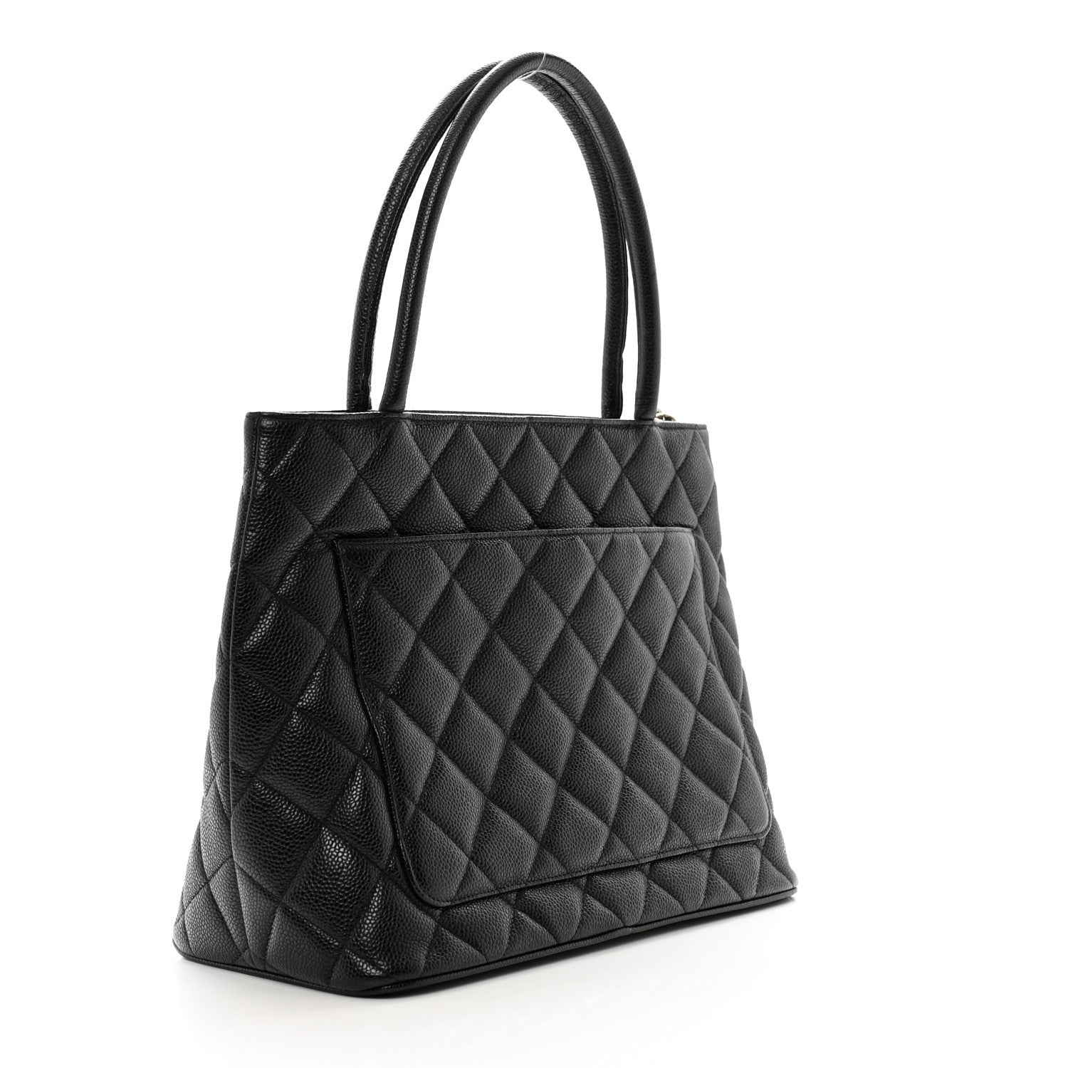 Chanel Caviar Quilted Medallion Tote Black 3 of 10