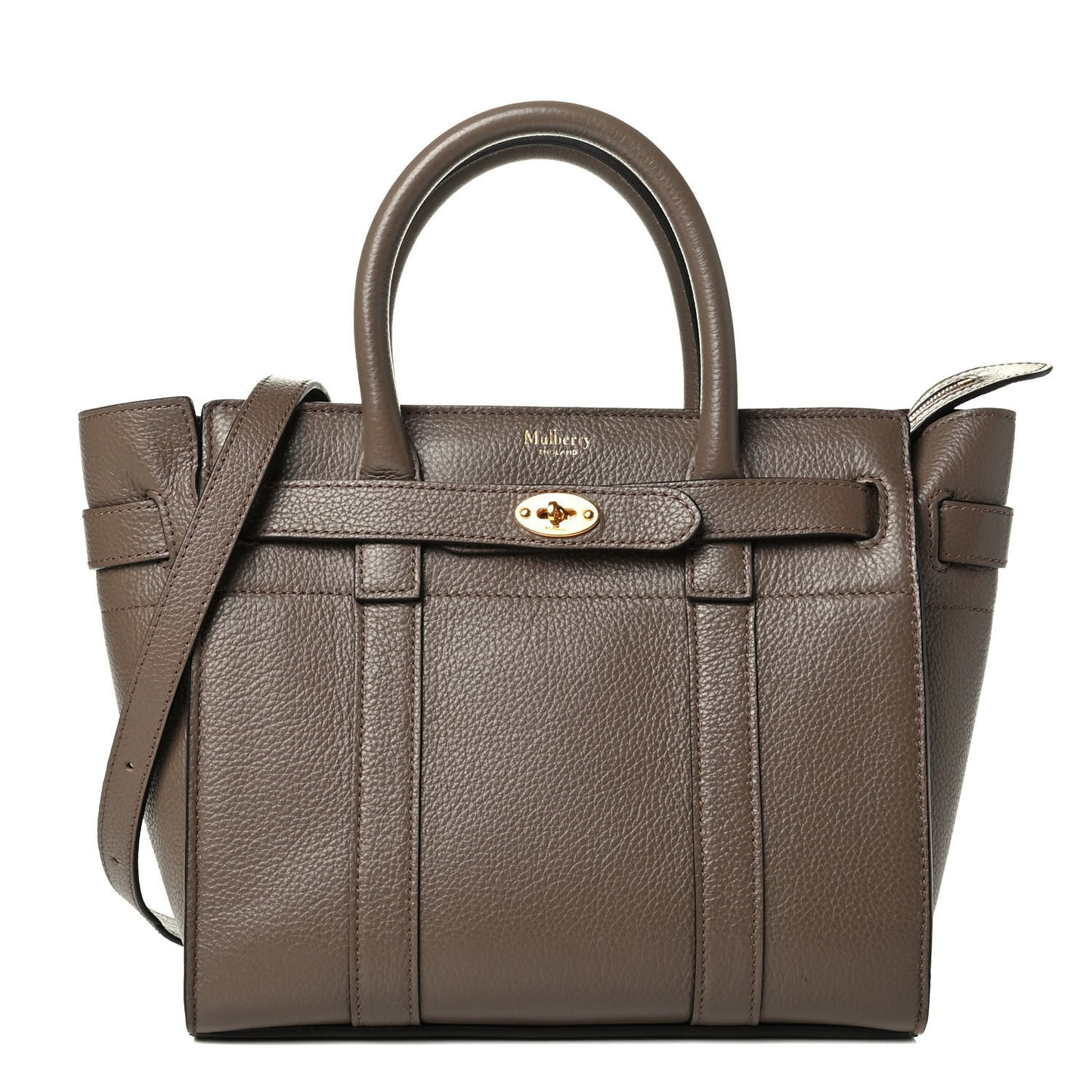 Small Classic Grain Mini Zipped Bayswater Clay