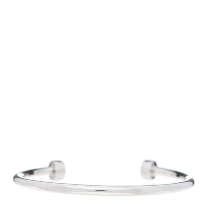 Tiffany Sterling Silver Return to Tiffany Narrow Circle Edge Cuff Bracelet 3 of 5