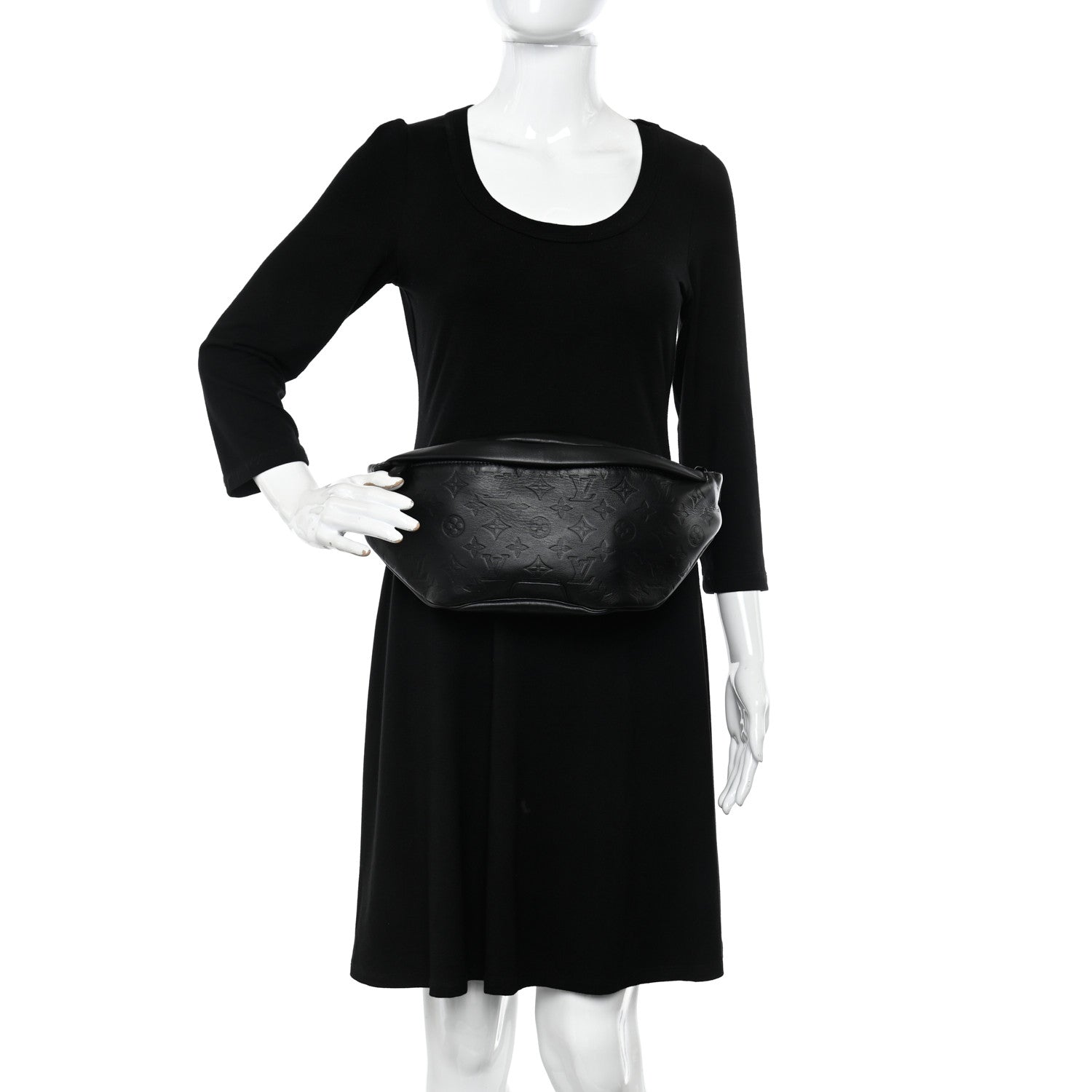 Louis Vuitton Empreinte Uniformes BumBag Black 2 of 9