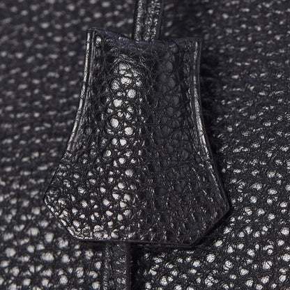 Hermes Taurillon Clemence Birkin 35 Black 17 of 32