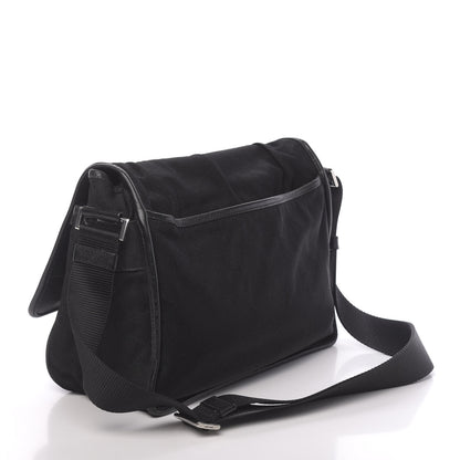 Prada Tessuto Nylon Messenger Bag Black 3 of 13