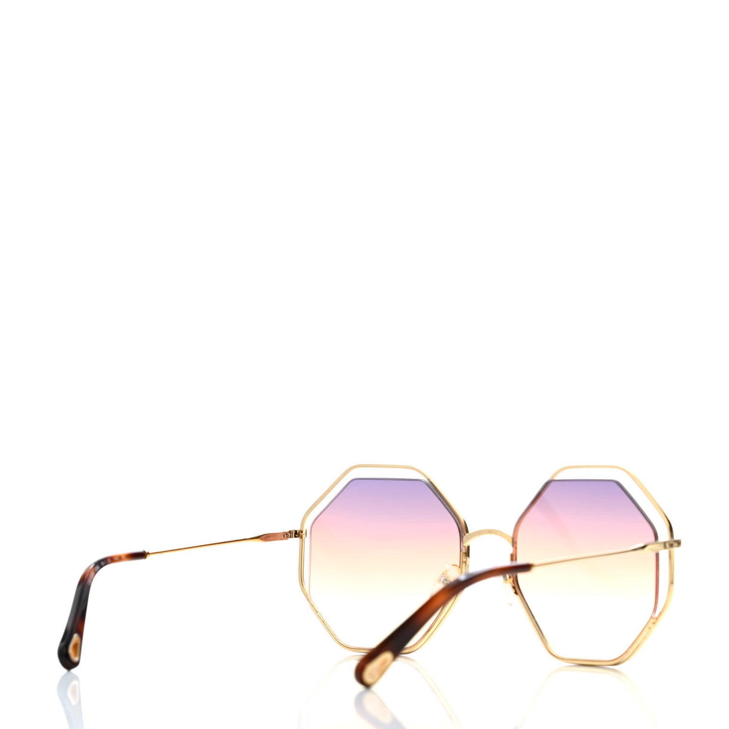 Octagonal Sunglasses CE132S Gold