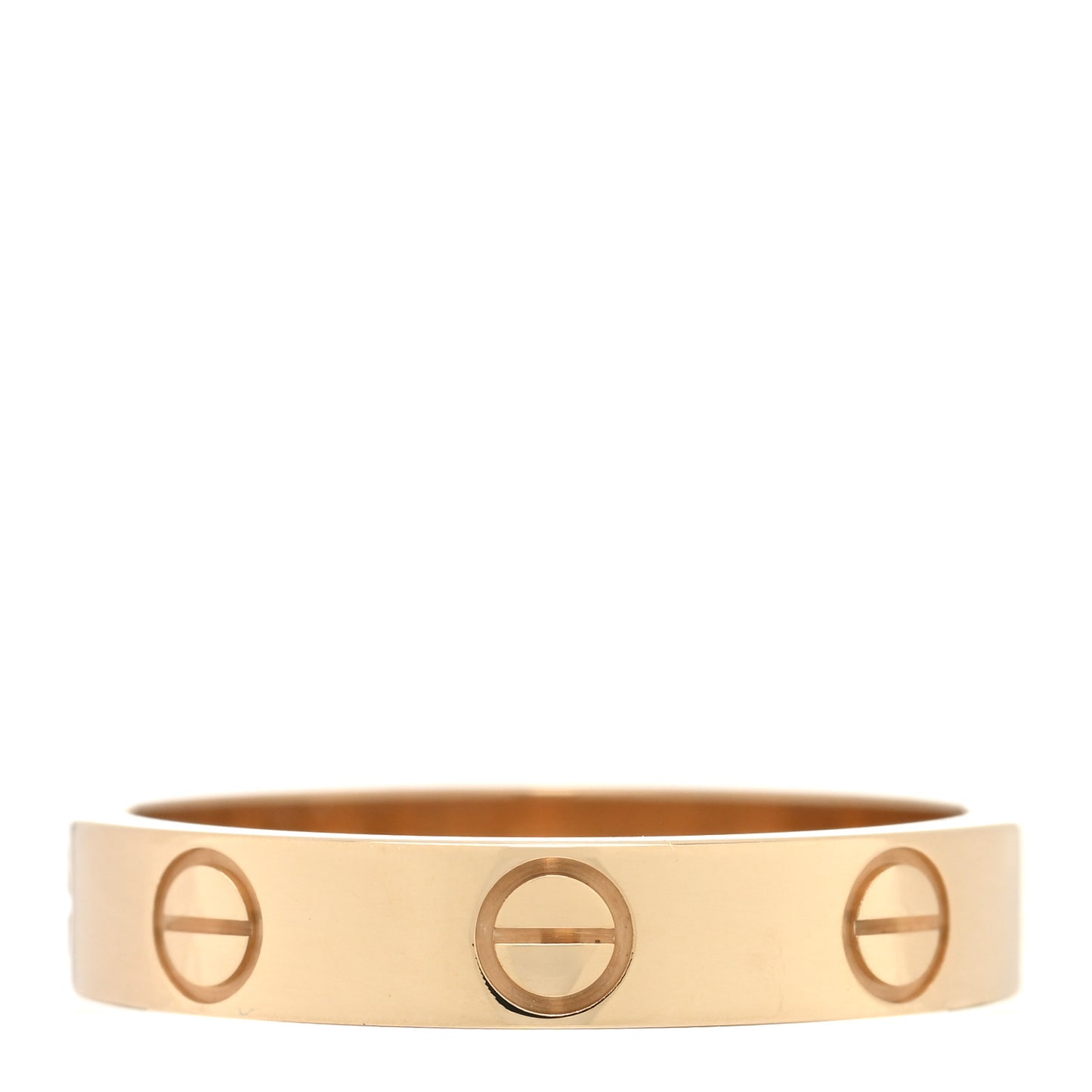 18K Yellow Gold 3.5mm LOVE Wedding Band Ring 51 5.75