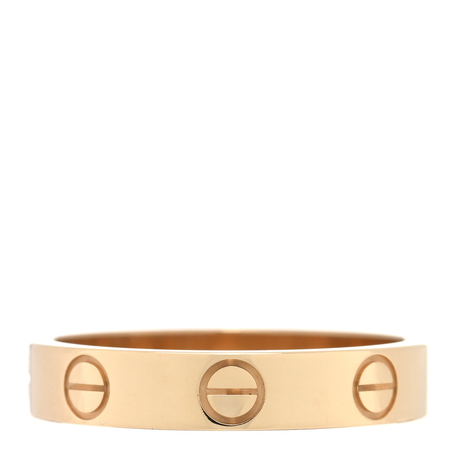 Cartier 18K Yellow Gold 3.5mm LOVE Wedding Band Ring 51 5.75 3 of 5