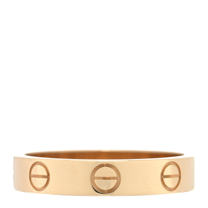 Cartier 18K Yellow Gold 3.5mm LOVE Wedding Band Ring 51 5.75 3 of 5