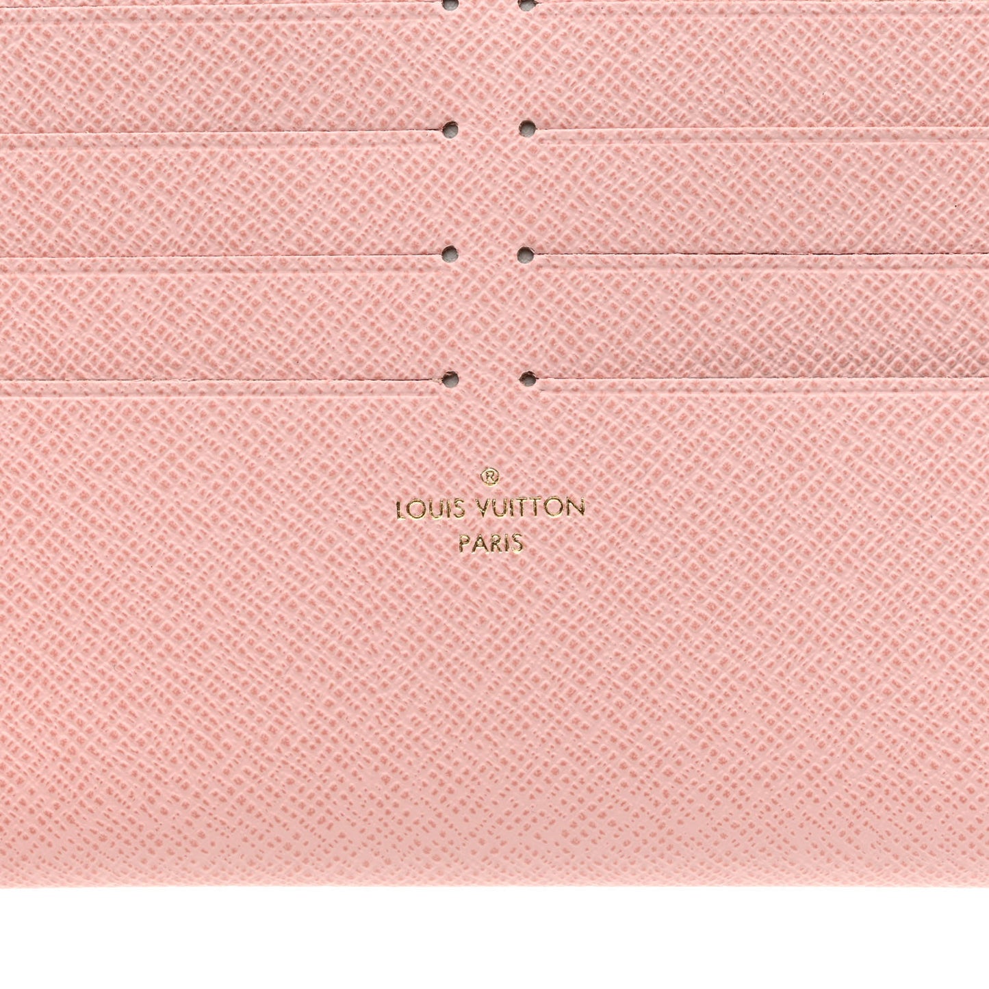 Calfskin Felicie Card Holder Insert Rose Poudre