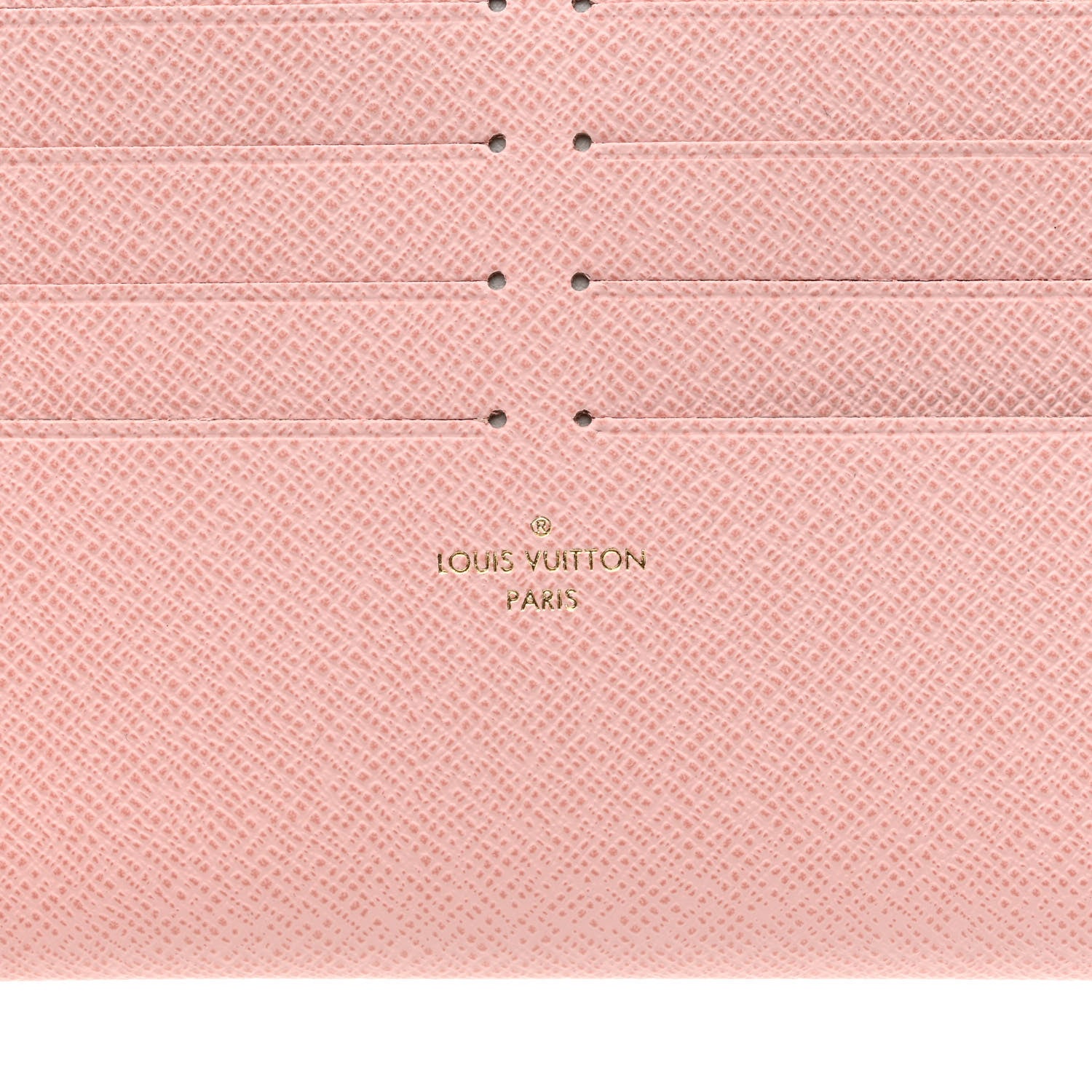 Louis Vuitton Calfskin Felicie Card Holder Insert Rose Poudre 6 of 8