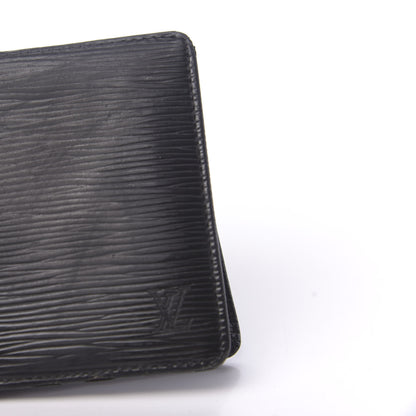Louis Vuitton Epi 6 Card Billfold Wallet Black 7 of 10