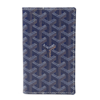 Goyard Goyardine Passport Holder Navy 1 of 5