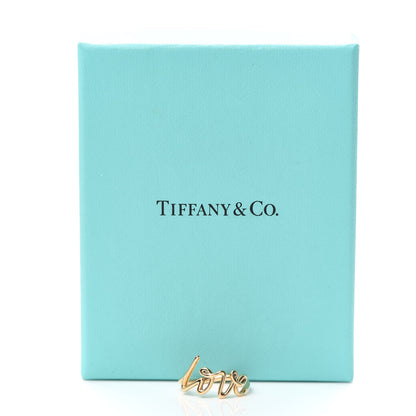 Tiffany 18K Rose Gold Paloma Picasso Graffiti Love Ring 53 6.5 6 of 6