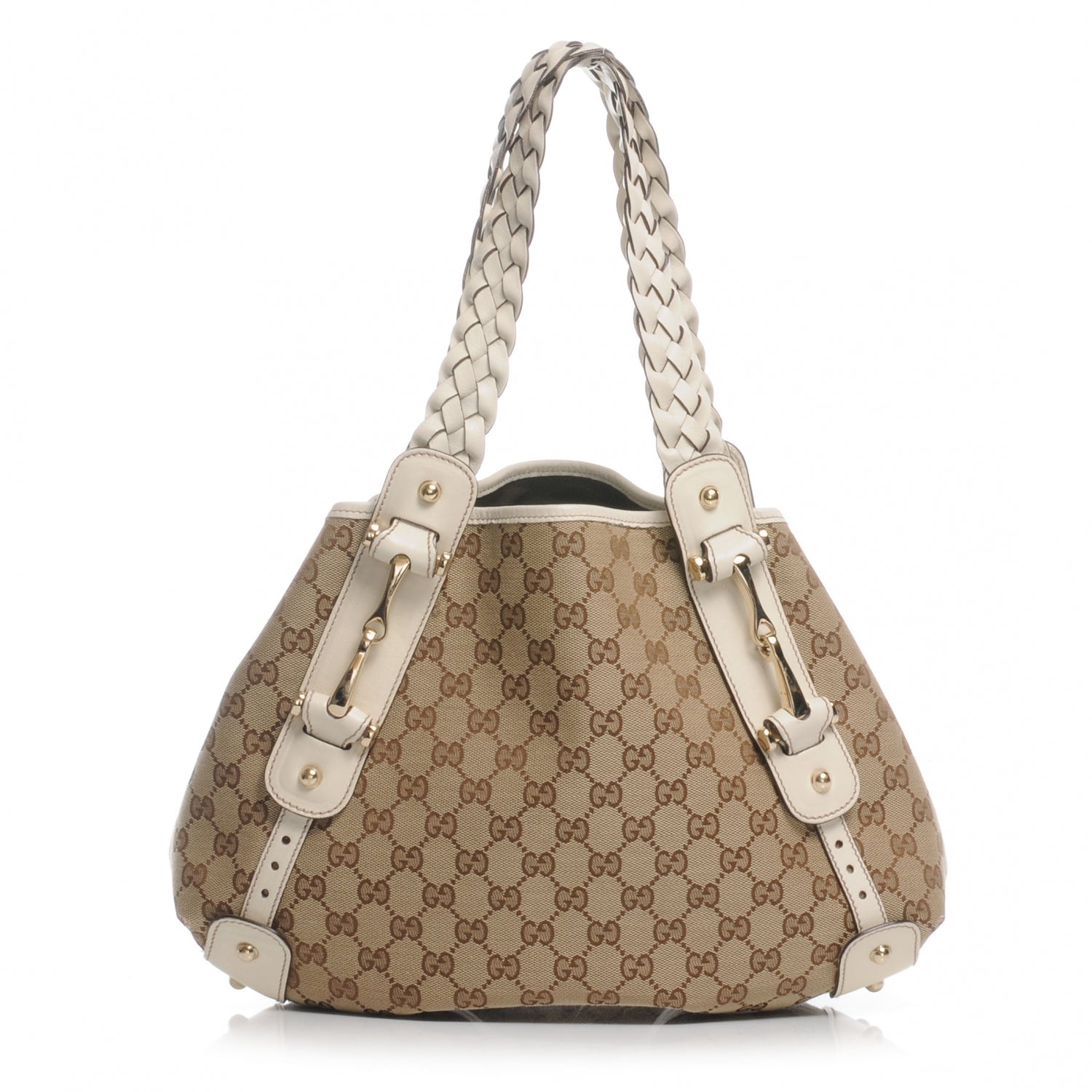 Gucci Monogram Small Pelham Shoulder Bag Ivory 1 of 7