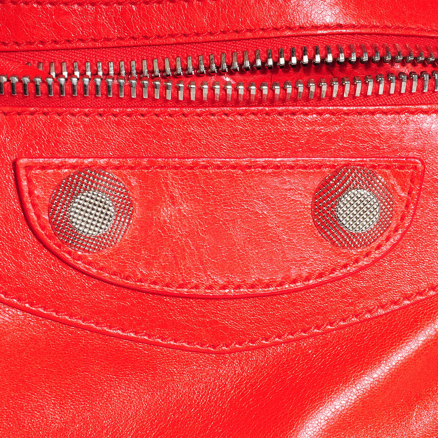 Balenciaga Agneau Giant 21 Silver Hardware City Vermillion 13 of 13