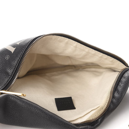 Gucci Grained Calfskin Logo Belt Bag Black 5 of 11