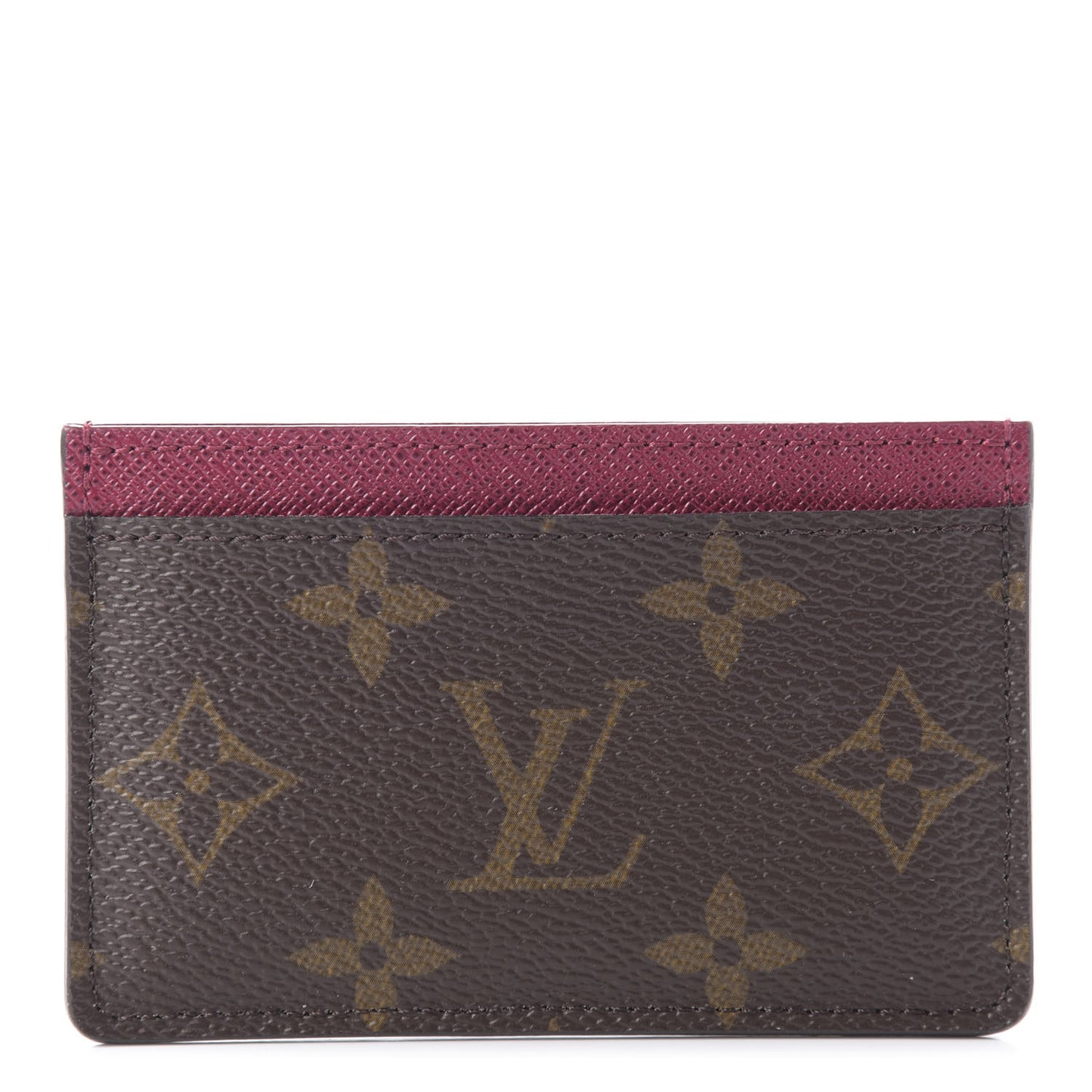 Monogram Card Holder Fuchsia