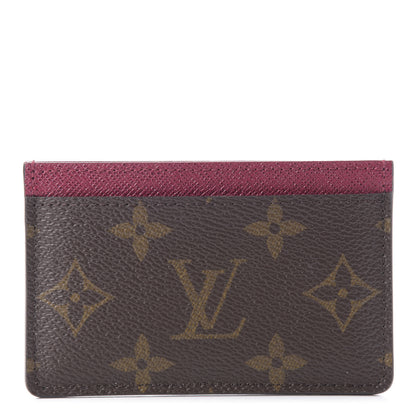 Louis Vuitton Monogram Card Holder Fuchsia 1 of 8