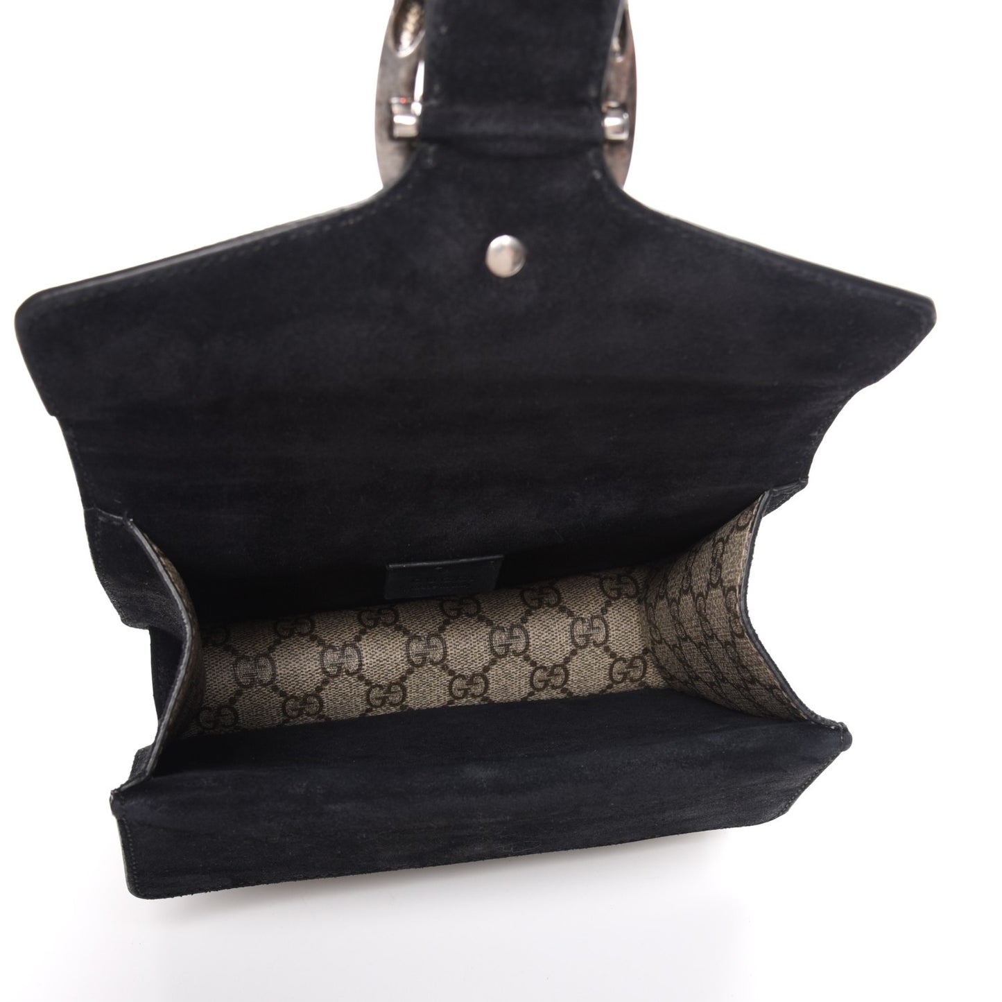GG Supreme Monogram Mini Dionysus Shoulder Bag Black