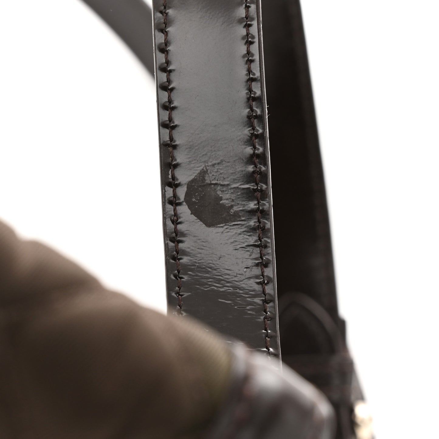 Nylon Quilted Crossbody Dark Brown