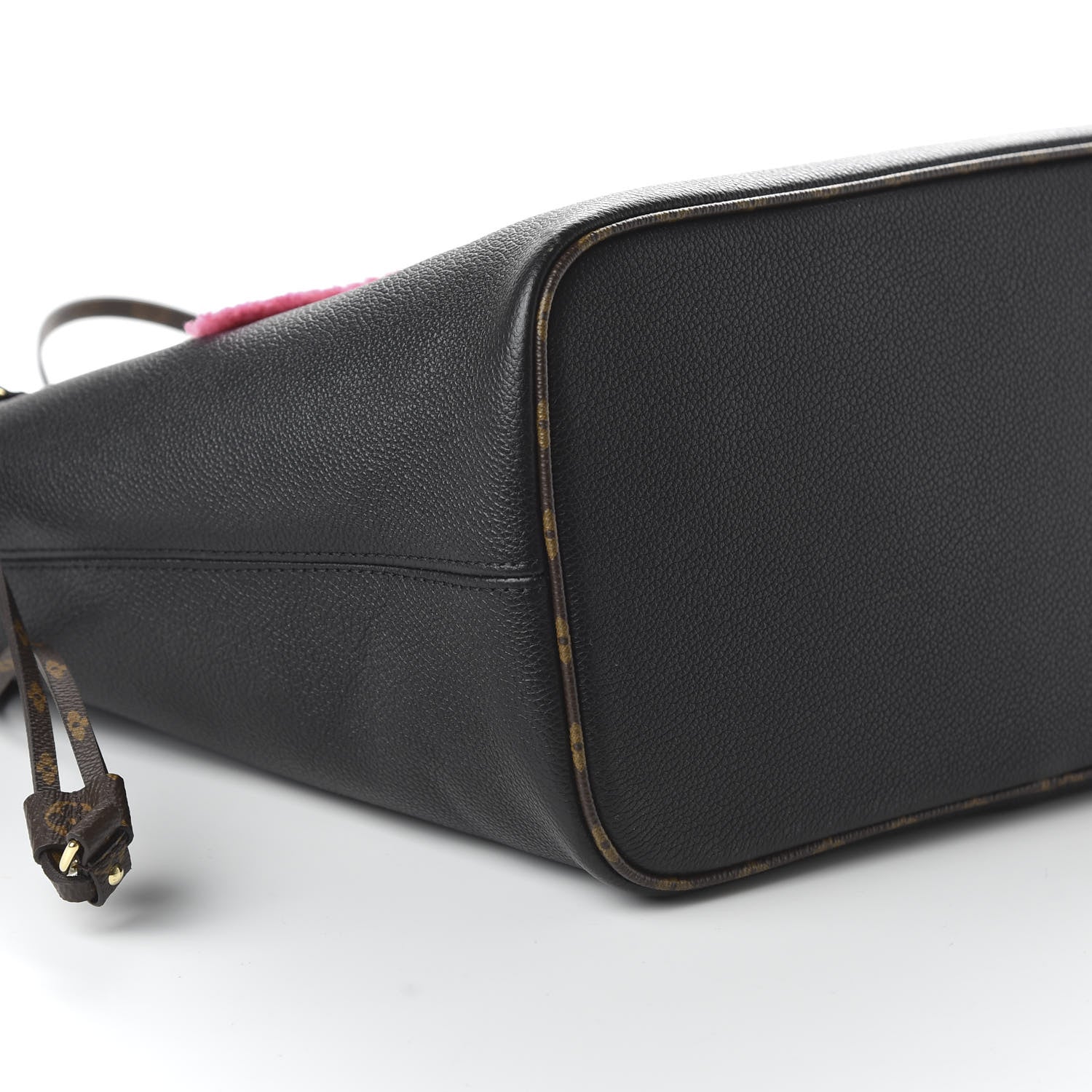 Louis Vuitton Calfskin Monogram Teddy Neverfull MM Black 7 of 10
