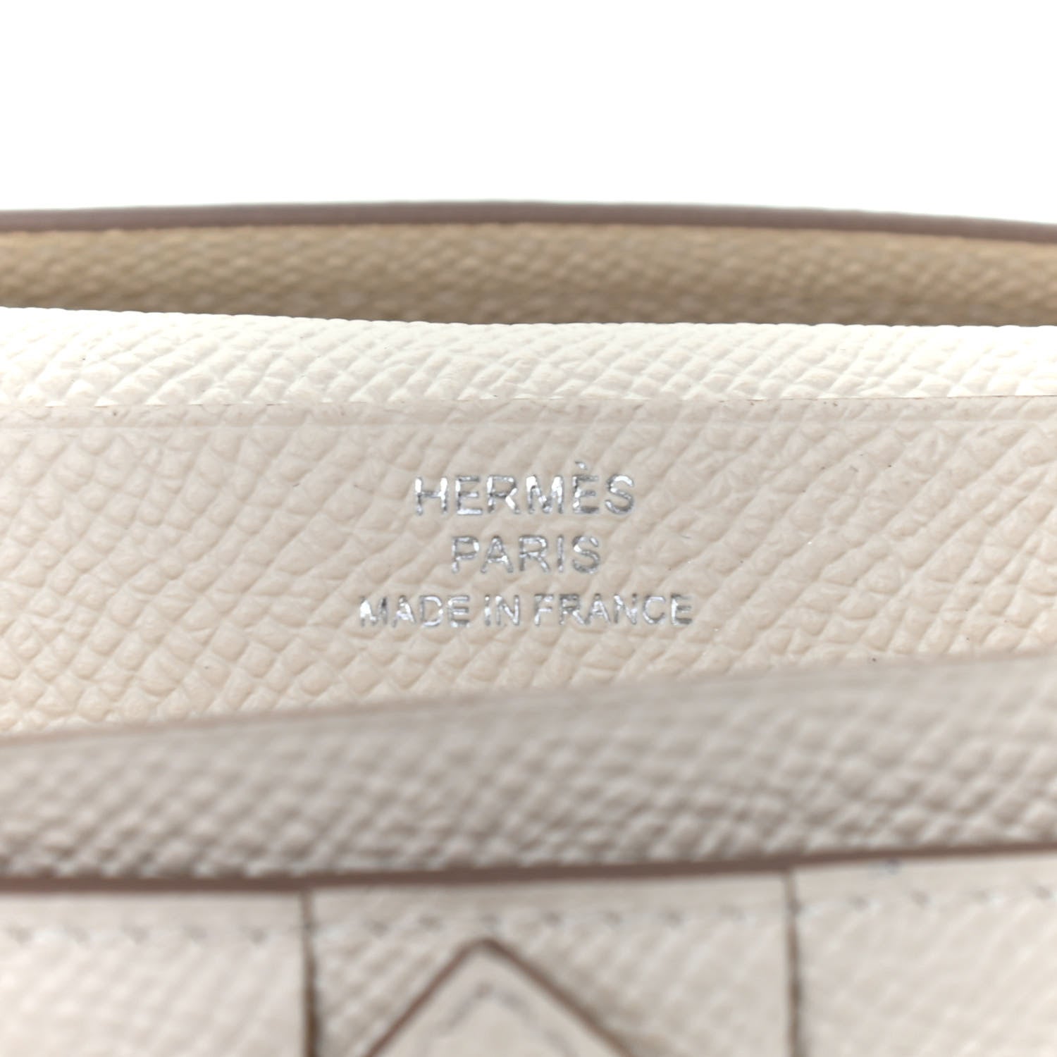 Hermes Epsom Bearn Gusset Wallet Craie 6 of 8