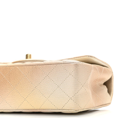 Chanel Metallic Goatskin Quilted Mini Rectangular Flap Gold 10 of 11