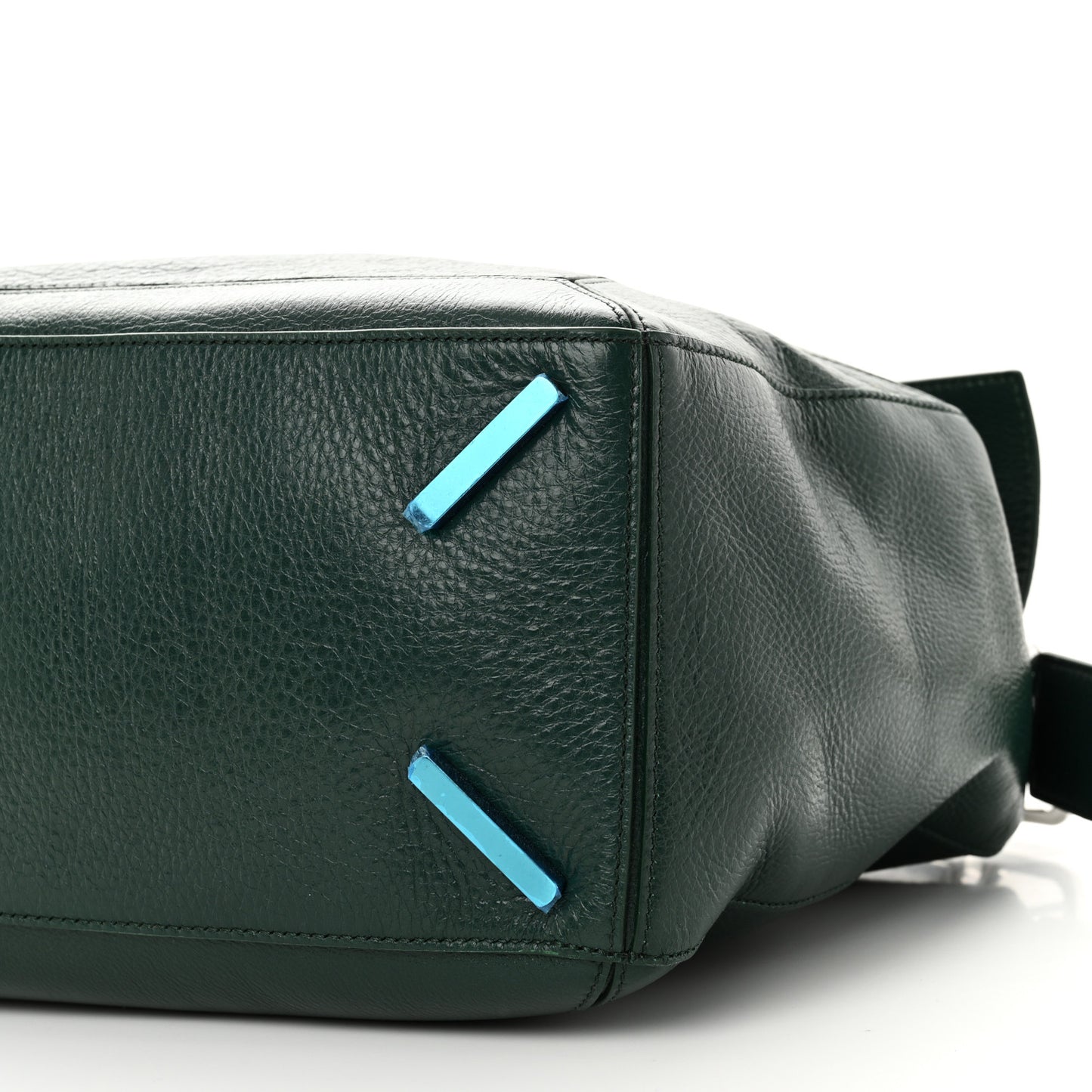 Calfskin Large Puzzle Bag Green