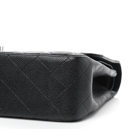 Chanel Caviar Quilted Jumbo Double Flap Black 7 of 10