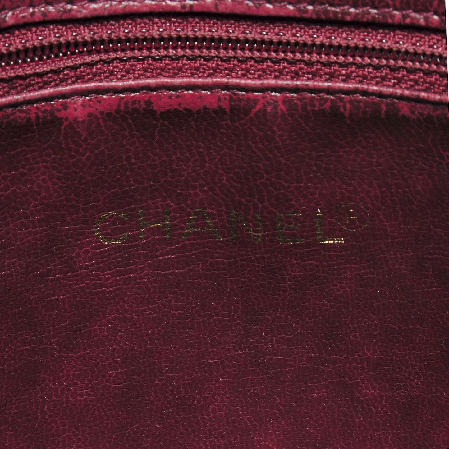 Caviar Shoulder Bag Bordeaux