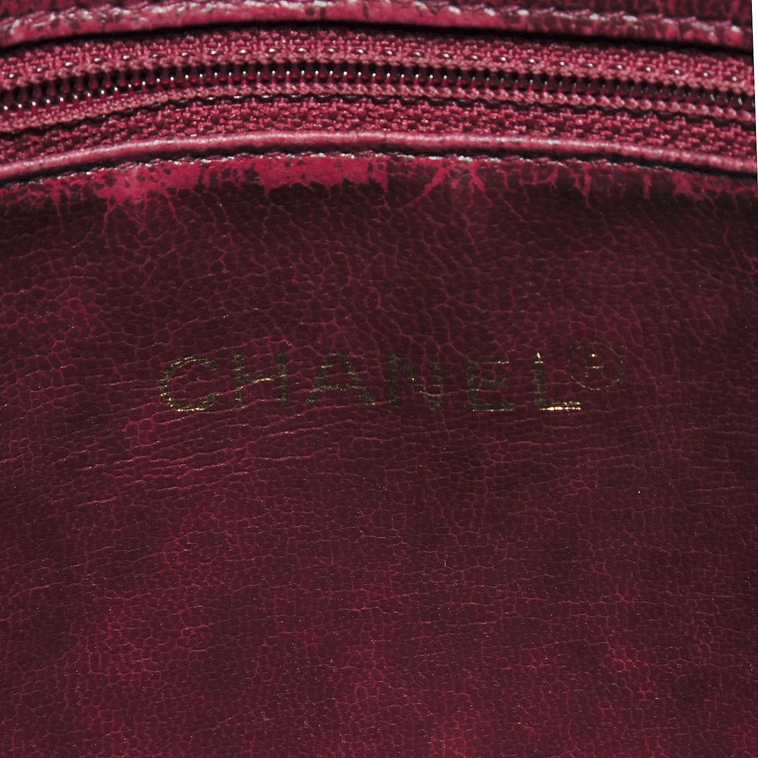 Chanel Caviar Shoulder Bag Bordeaux 5 of 9