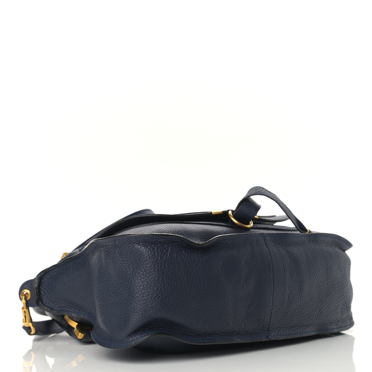 Chloe Calfskin Medium Marcie Satchel Navy 3 of 9