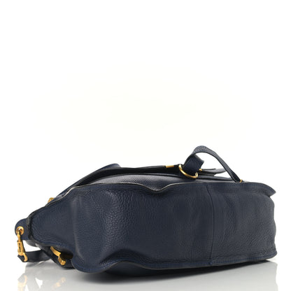Chloe Calfskin Medium Marcie Satchel Navy 3 of 9