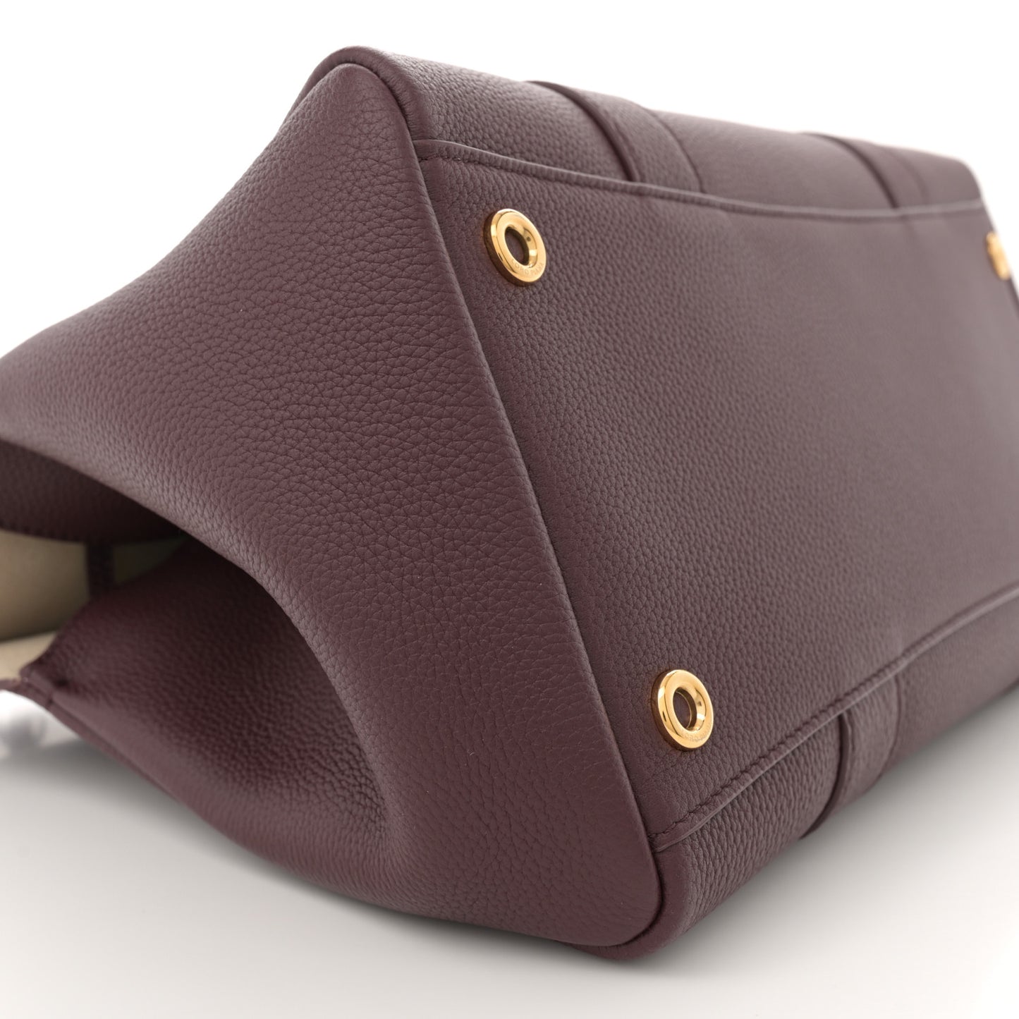 Grained Calfskin L32 Loom Bag Azuki Beans