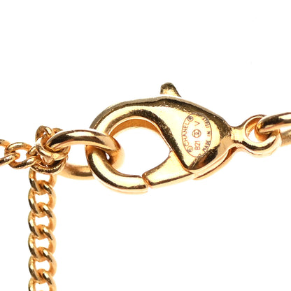 Chanel Metal CC Paris Button Necklace Gold 5 of 5
