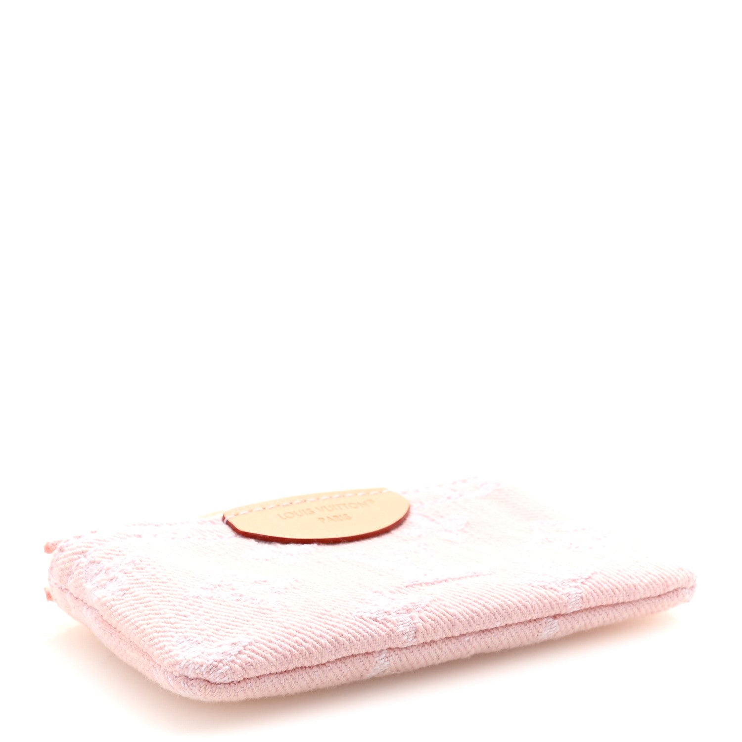 Louis Vuitton Monogram Denim Key Pouch Washed Pink 4 of 7