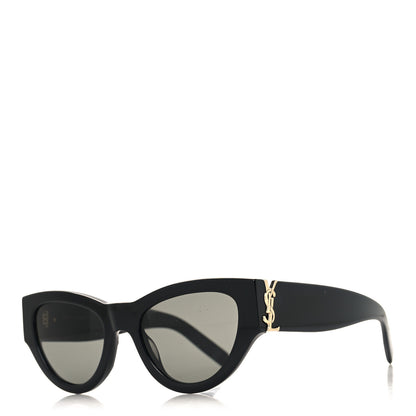 Saint Laurent Acetate Sunglasses SL M94 Black 1 of 8
