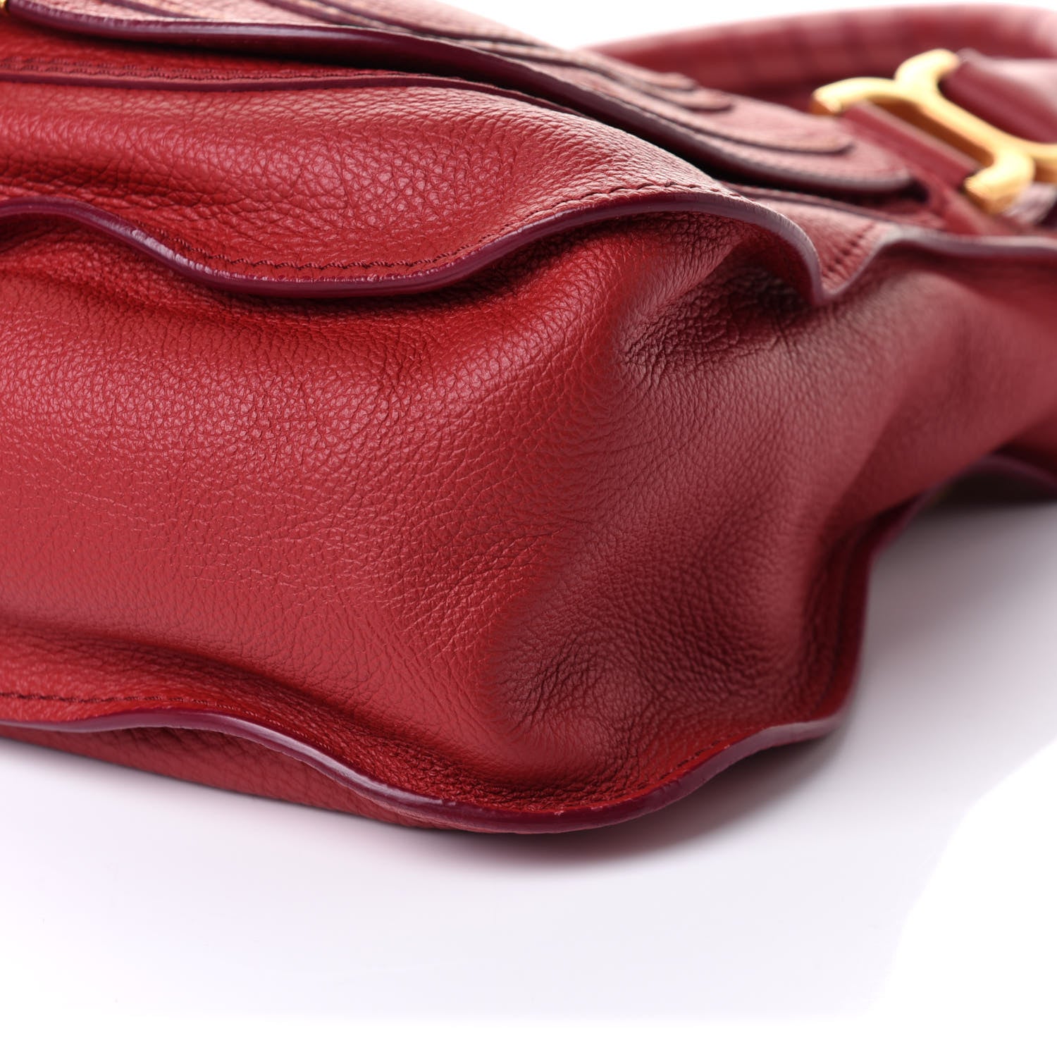 Chloe Calfskin Medium Marcie Satchel Acerola 10 of 10