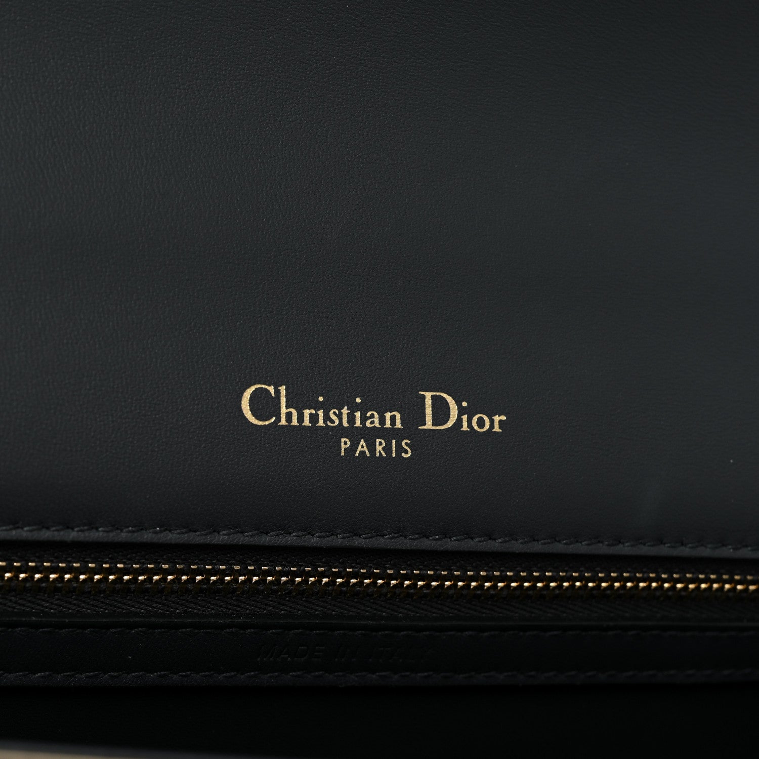 Christian Dior Metallic Patent Micro-Cannage Medium Diorama Flap Bag Gold 6 of 16