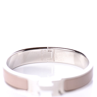 Hermes Enamel Narrow Clic Clac H Bracelet PM Marron Glace 3 of 4