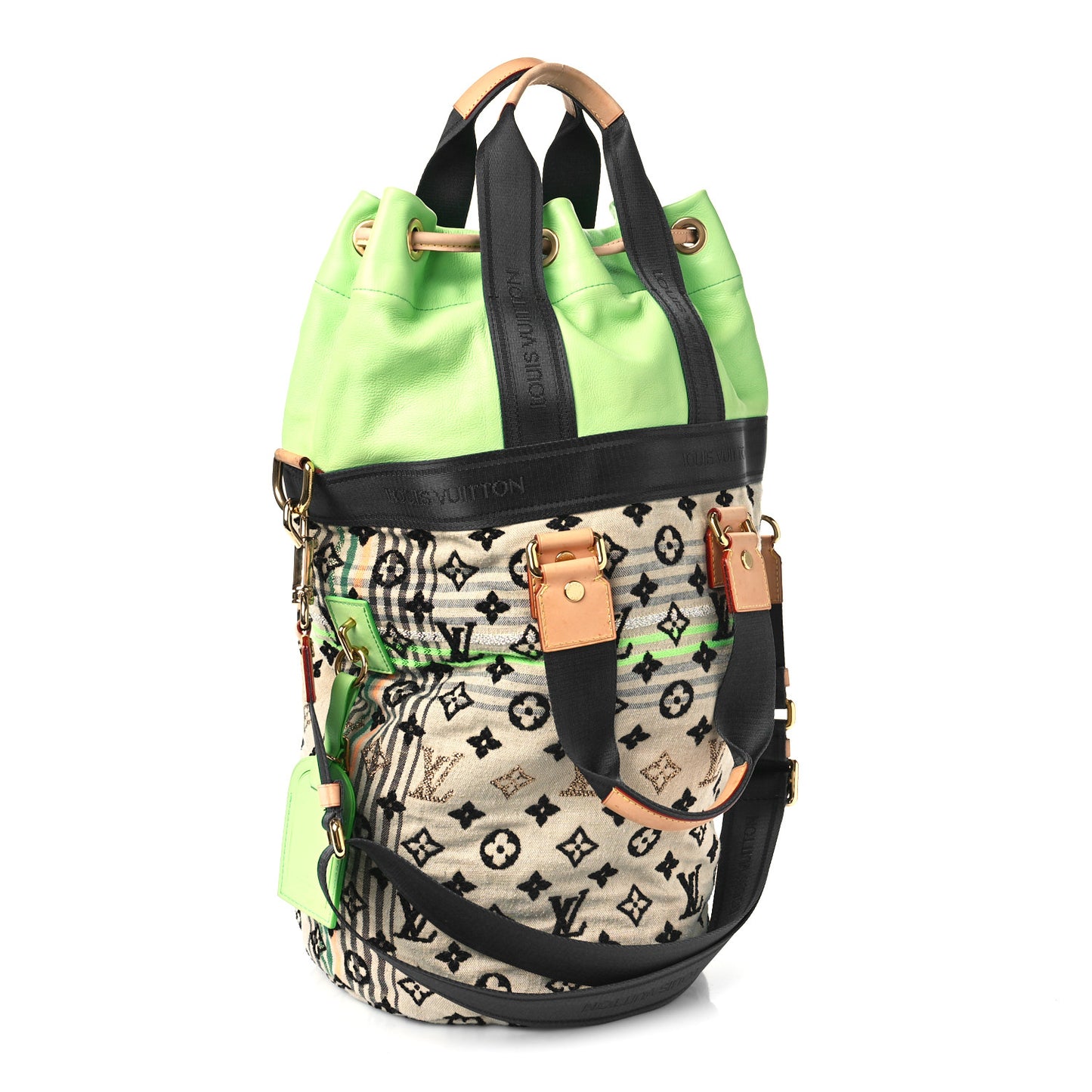 Fabric Jacquard Monogram Cheche Gypsy PM Vert