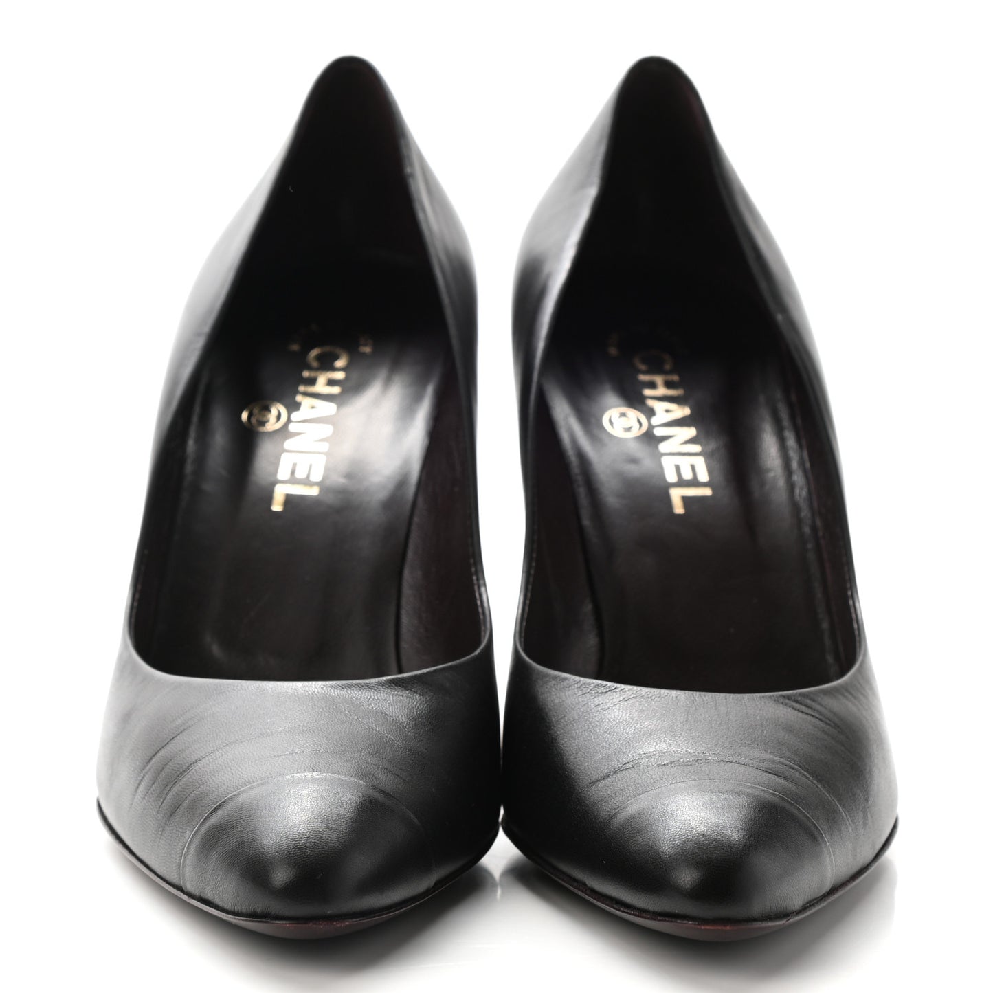 Lambskin CC Pumps 41 Black