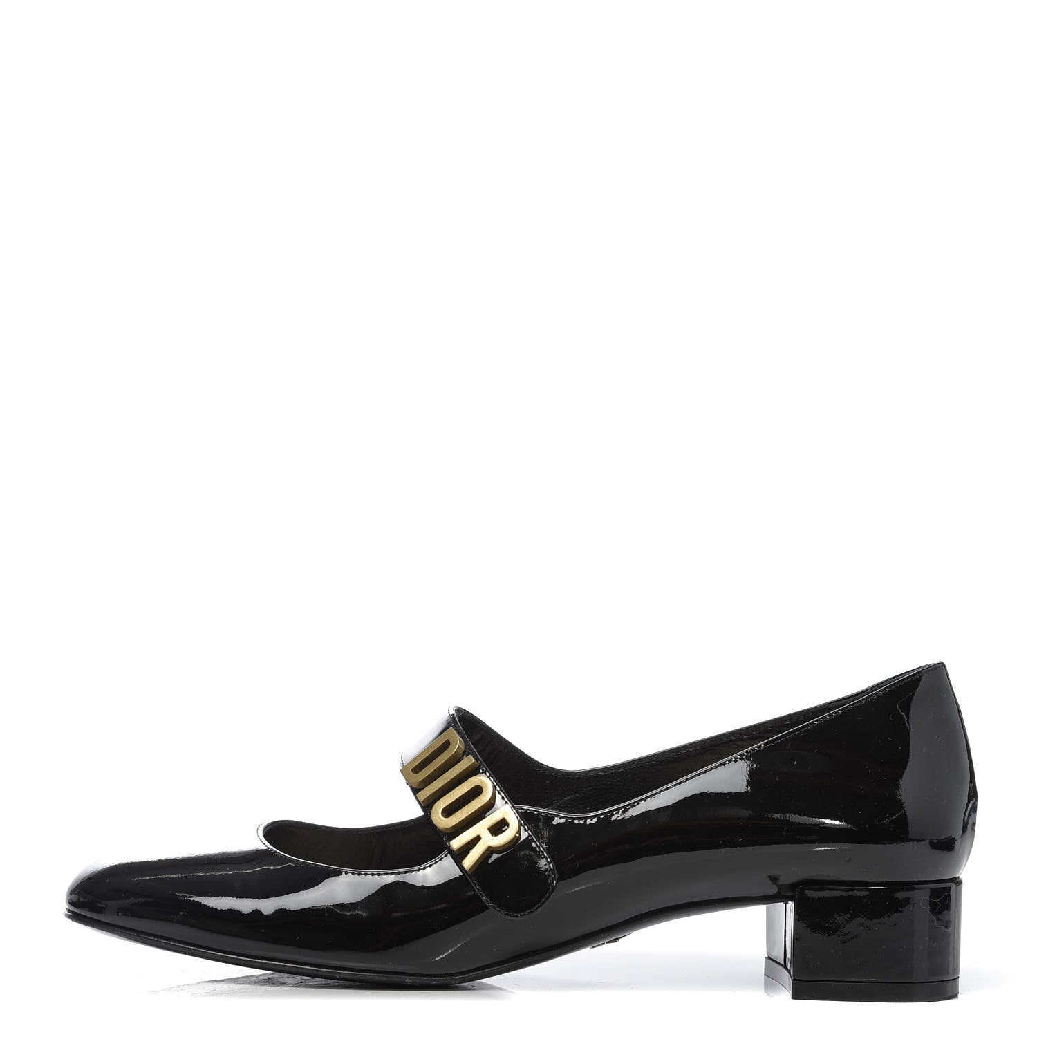 Christian Dior Patent Baby-D Ballet Pumps 39 Black 1 of 9