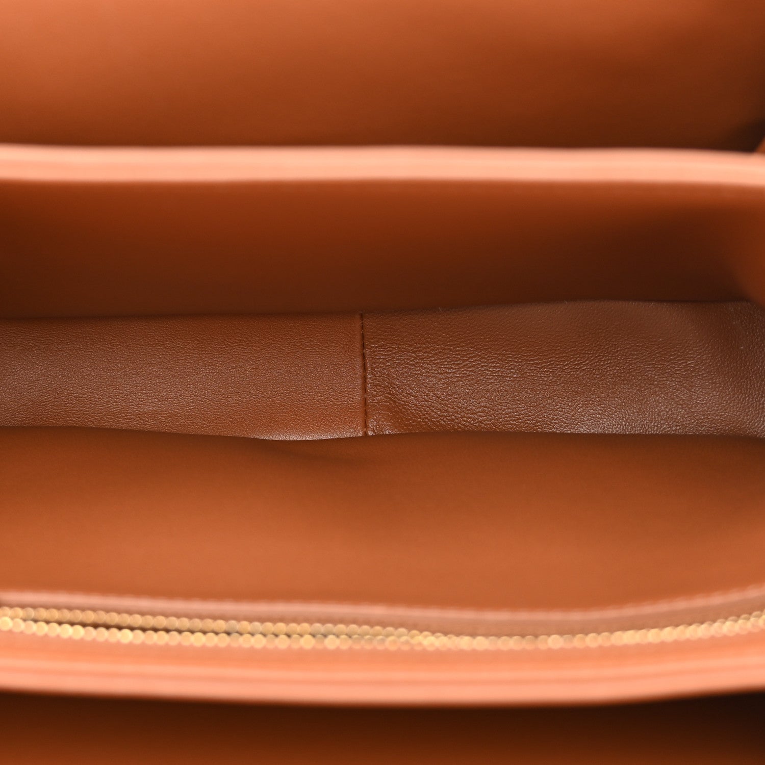 Celine Calfskin Triomphe Canvas Teen Triomphe Bag Tan 5 of 10