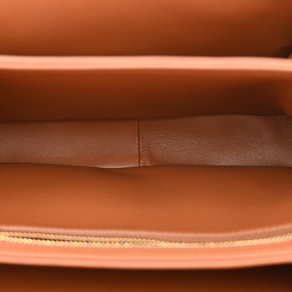 Celine Calfskin Triomphe Canvas Teen Triomphe Bag Tan 5 of 10