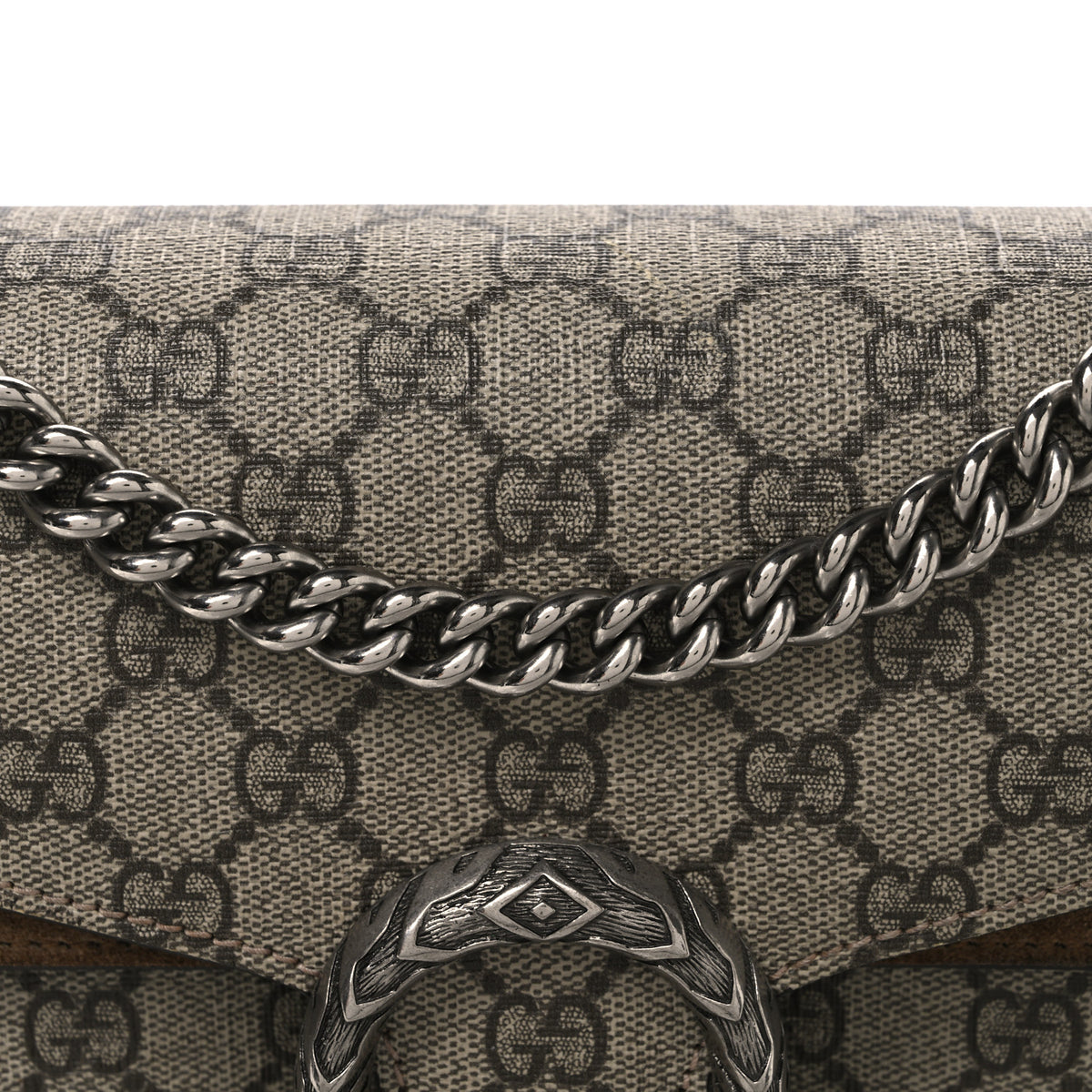 GG Supreme Monogram Small Dionysus Shoulder Bag Taupe