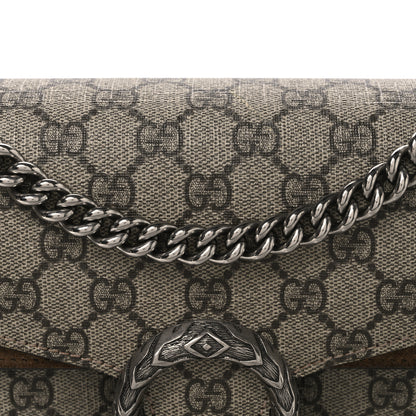 Gucci GG Supreme Monogram Small Dionysus Shoulder Bag Taupe 8 of 12