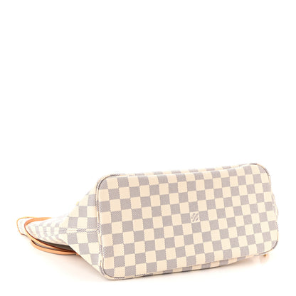 Louis Vuitton Damier Azur Neo Neverfull MM Rose Ballerine 4 of 9