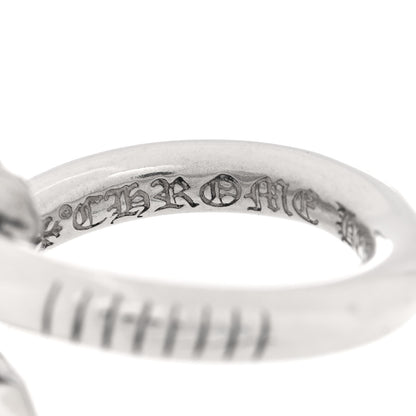 Chrome Hearts Sterling Silver Cross Ball Nail Ring 49 5 4 of 6