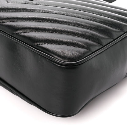 Saint Laurent Calfskin Matelasse Monogram Lou Camera Bag Black 10 of 10